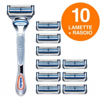 Gillette SkinGuard Sensitive Rasoio Pelli Sensibili Uomo con 10