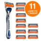 Immagine 1 - Gillette Fusion Rasoio Uomo 5 Lame con 11 Lamette [TERMINATO]