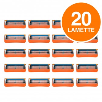 Gillette Fusion Lamette di Ricambio con 5 Lame per Rasoio Uomo -