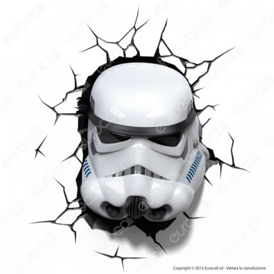 3D Light Fx Star Wars Stormtrooper - Lampada LED a Batteria Guerre 3D Light Fx Star Wars Stormtrooper - Lampada LED a Batteria Guerre
