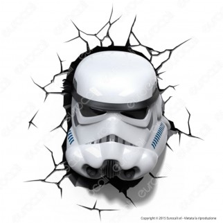 3D Light Fx Star Wars Stormtrooper - Lampada LED a Batteria Guerre