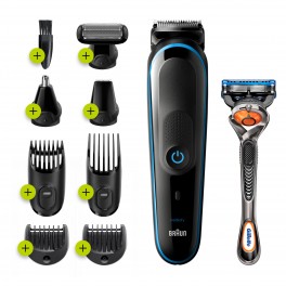 Braun Trimmer MGK7220 Rifinitore Multiuso Uomo 10in1 con Rasoio