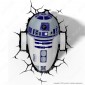 3D Light Fx Star Wars R2-D2 - Lampada LED a Batteria Guerre Stellari