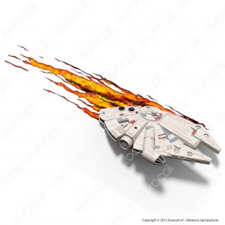 3D Light Fx Star Wars Millennium Falcon - Lampada LED a Batteria