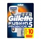 Immagine 1 - Gillette Fusion5 ProGlide Rasoio da Uomo - Blister con Rasoio e 9