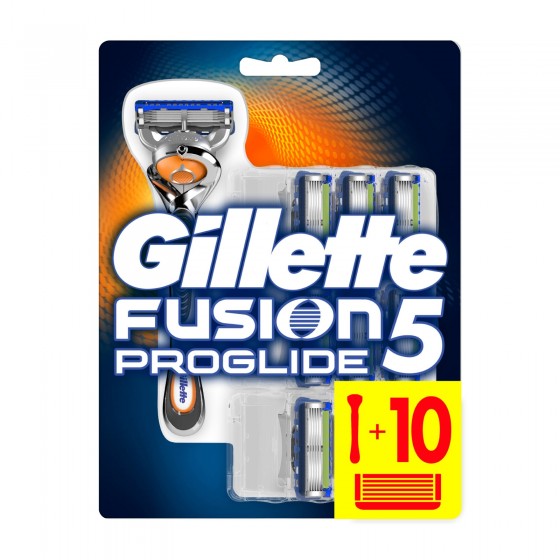 Gillette Fusion5 ProGlide Rasoio da Uomo - Blister con Rasoio e 9 Gillette Fusion5 ProGlide Rasoio da Uomo - Blister con Rasoio e 9