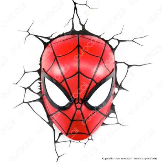3D Light Fx Marvel Avengers Spiderman - Lampada LED a Batteria 3D Light Fx Marvel Avengers Spiderman - Lampada LED a Batteria
