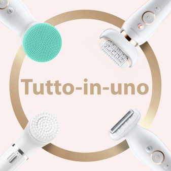 Braun Silk-épil 9 300 Beauty Set e Sistema FaceSpa con 8 Accessori