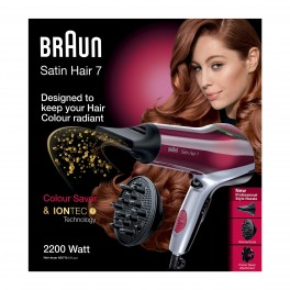 Braun Asciugacapelli Satin Hair 7 SensoDryer HD785 con Beccuccio