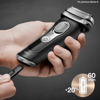 Braun Series 9 9360cc Rasoio da Barba con Stazione Di Pulizia