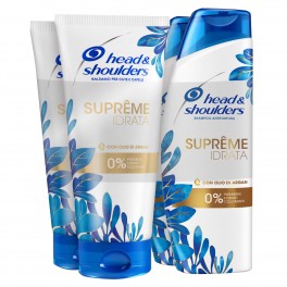 Head & Shoulders Suprême Idrata Shampoo e Balsamo Antiforfora con