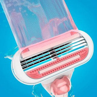 Gillette Venus Divine Sensitive Lamette di Ricambio per Rasoio Donna