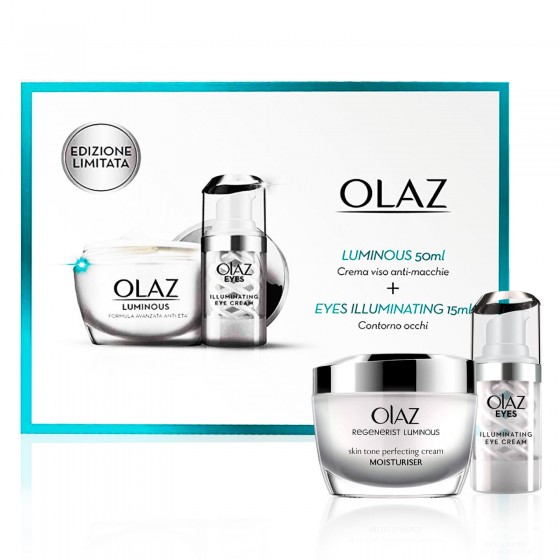 Olaz Kit Edizione Limitata Crema Viso Luminous e Contorno Occhi Olaz Kit Edizione Limitata Crema Viso Luminous e Contorno Occhi