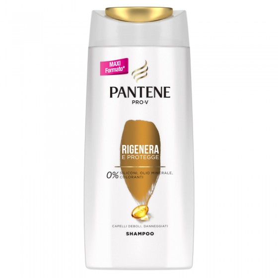 Pantene Pro-V Rigenera e Protegge Shampoo per Capelli Deboli e Pantene Pro-V Rigenera e Protegge Shampoo per Capelli Deboli e