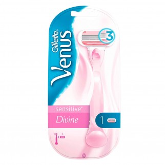 Gillette Venus Divine Sensitive Rasoio Donna - Confezione con Rasoio
