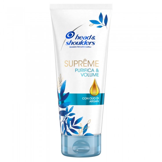 Head & Shoulders Suprême Purifica e Volume Balsamo Antiforfora con Head & Shoulders Suprême Purifica e Volume Balsamo Antiforfora con