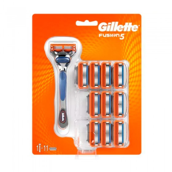 Gillette Fusion5 Rasoio 5 Lame e Lamette di Ricambio - Confezione con Gillette Fusion5 Rasoio 5 Lame e Lamette di Ricambio - Confezione con