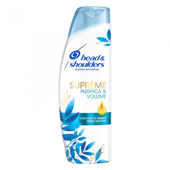 Head & Shoulders Suprême Purifica e Volume Shampoo Antiforfora con Head & Shoulders Suprême Purifica e Volume Shampoo Antiforfora con