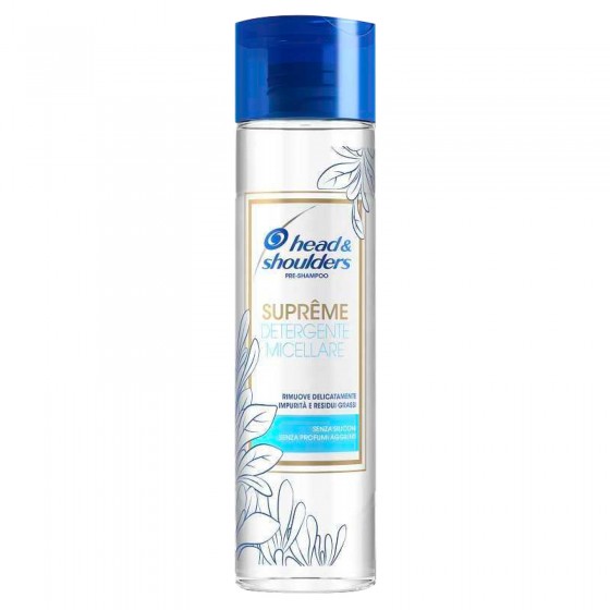 Head & Shoulders Sumprême Detergente Micellare Pre-Shampoo Antiforfora con Olio d'Argan - Flacone da 250ml
