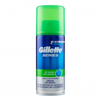Gillette Series Gel da Barba Pelle Sensibile con Aloe - 6 Flaconi