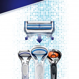 Gillette SkinGuard Sensitive Rasoio per Pelle Sensibile - Confezione