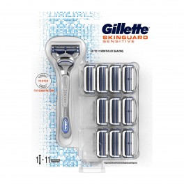 Gillette SkinGuard Sensitive Rasoio per Pelle Sensibile - Confezione