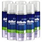 Gillette Series Gel da Barba Pelle Sensibile con Aloe - 6 Flaconi Formato Viaggio da 100ml [TERMINATO]