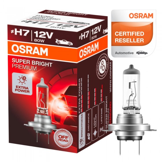 Osram Super Bright Premium 80W - Lampadina H7 Osram Super Bright Premium 80W - Lampadina H7