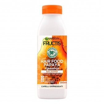 Garnier Fructis Kit Hair Food Papaya Shampoo Balsamo e Maschera -