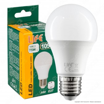 Life Lampadina LED E27 10W Bulb A60 - mod. 39.920304C / 39.920304N /