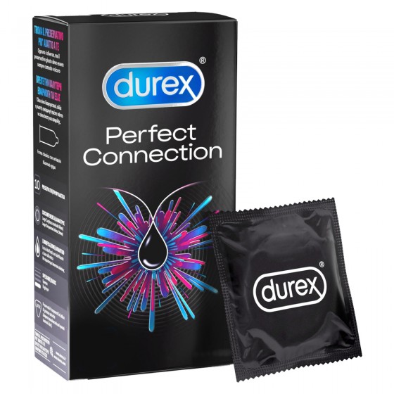 Preservativi Durex Perfect Connection Extra Lubrificato - Scatola da Preservativi Durex Perfect Connection Extra Lubrificato - Scatola da