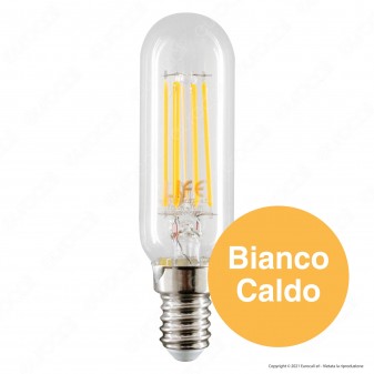 Life Lampadina LED E14 4,5W Tubolare T25 Filament - mod. 39.934240C27