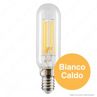 Life Lampadina LED E14 4,5W Tubolare T25 Filament - mod. 39.934240C27