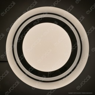 V-Tac VT-8473 Plafoniera LED 3in1 30W / 60W Forma Circolare Effetto Cielo Stellato con Telecomando
