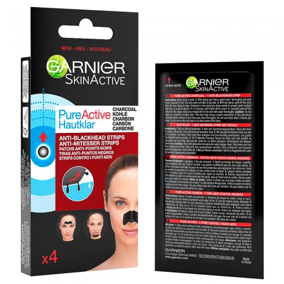 Garnier SkinActive Pure Active Strip Zona T Anti Punti Neri -