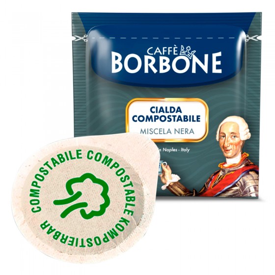 50 Cialde in Carta Caffè Borbone Miscela Nera 50 Cialde in Carta Caffè Borbone Miscela Nera