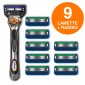 Gillette Fusion ProGlide Power Chrome Rasoio Da Uomo Con Tecnologia FlexBall con 8 Ricariche [TERMINATO]