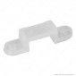 LEDCO Staffa in Silicone per Montaggio a Parete per Strisce LED Subacquee IP68 - mod. EN68/7