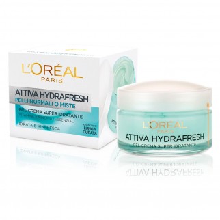 L'Oréal Paris Attiva HydraFresh Idratante Formula Ultra Fresca