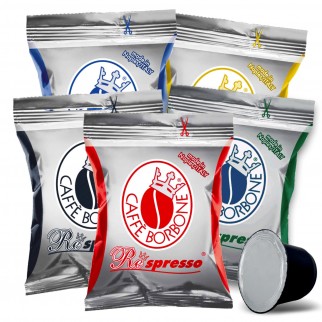 Kit Assaggio 8 Capsule Caffè Borbone Cialde Compatibili Nespresso