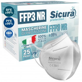 [EBAY] 25 Mascherine Protettive Filtranti Monouso con Fattore di