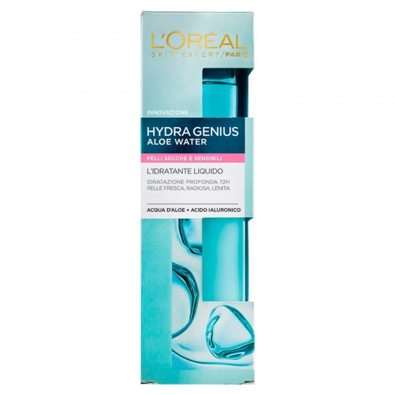 L'Oréal Paris Hydra Genius Aloe Water Crema Viso Idratante con Acido L'Oréal Paris Hydra Genius Aloe Water Crema Viso Idratante con Acido