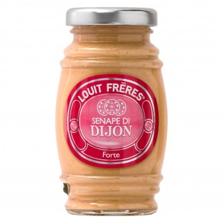 Louit Frères Salsa Senape di Dijon Forte e Piccante - Vasetto da 130g