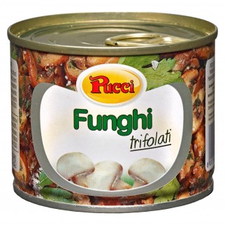 Pucci Funghi Trifolati in Olio - Lattina da 180g