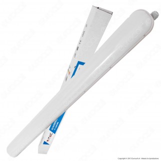 V-Tac VT-6020 Tubo LED Plafoniera 20W Lampadina 60cm Impermeabile -