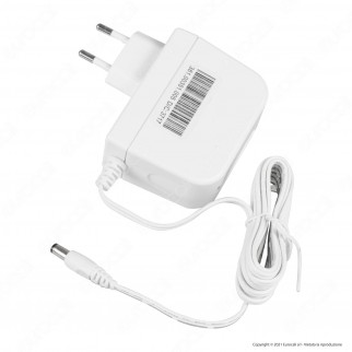 Led Line Alimentatore 12V 24W Bianco Plug&Play 2A con Jack 2.1 - mod.