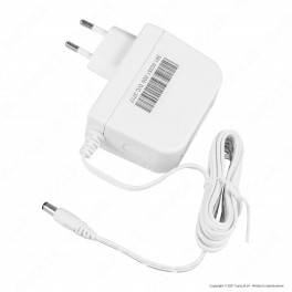 Led Line Alimentatore 12V 24W Bianco Plug&Play 2A con Jack 2.1 - mod.