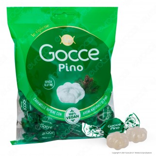 Caramelle Gocce Ripiene con Aromi Naturali al Pino Senza Glutine 100%