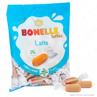 Caramelle Bonelle Toffee Morbide al Latte Senza Glutine per