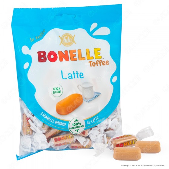 Caramelle Bonelle Toffee Morbide al Latte Senza Glutine per Caramelle Bonelle Toffee Morbide al Latte Senza Glutine per